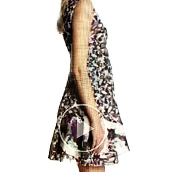 Nanette Lepore Dress Designer Cocktail V-neck Wrap Purple Pink Women’s Size 2 - Picture 2 of 15